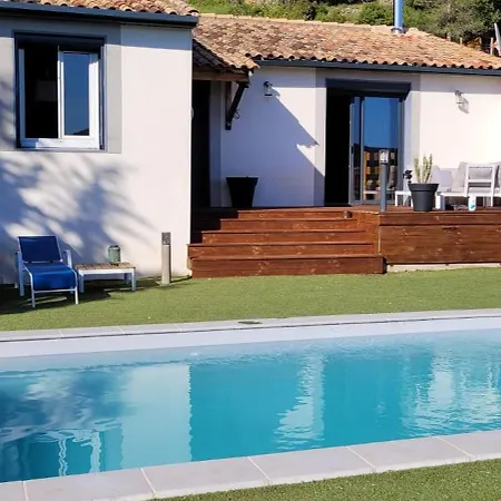 Holiday home Dans La Nature, De Standing Avec Piscine Chauffee, Jaccusi Exterieur